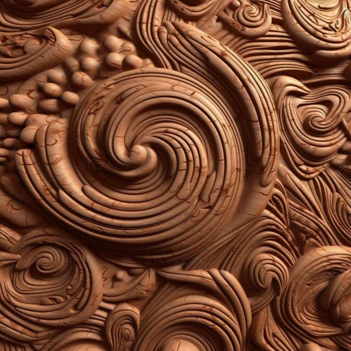 Patterns and decorations (stl seamless 1, PATTERN_1117) 3D models for cnc